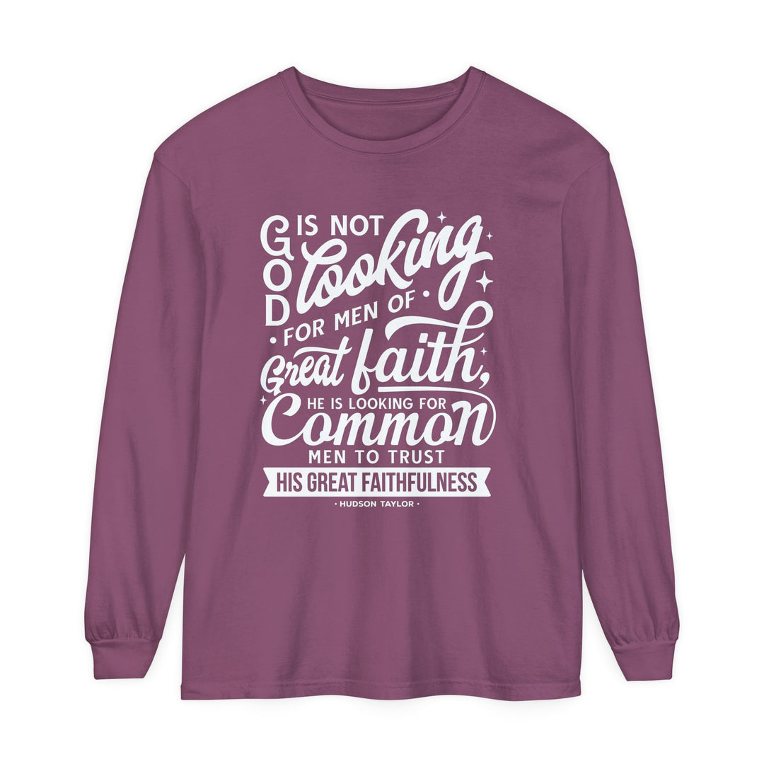 Hudson Taylor Common Men Long Sleeve Shirt Long-sleeve Berry S
