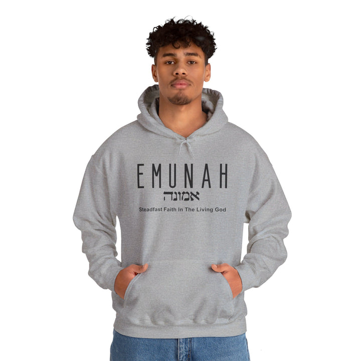 Emunah Steadfast Faith Hoodie Hoodie   