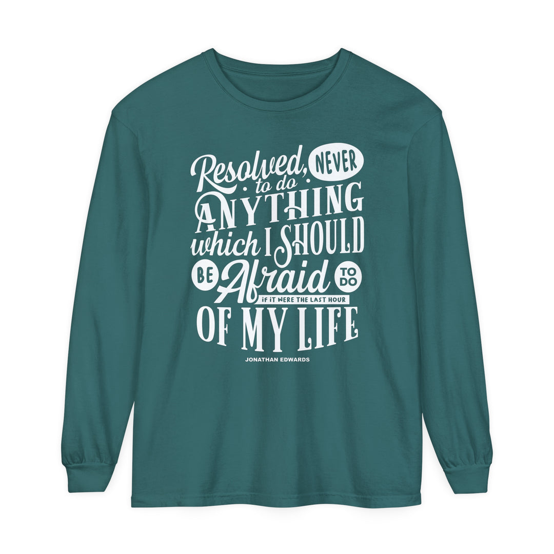 Jonathan Edwards Last Hour Long Sleeve Shirt Long-sleeve Blue Spruce S