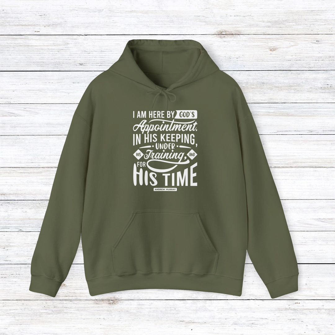 Andrew Murray's His Time Hoodie Hoodie Military Green S