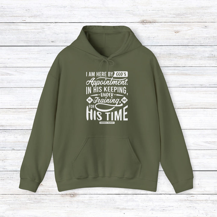 Andrew Murray's His Time Hoodie Hoodie Military Green S