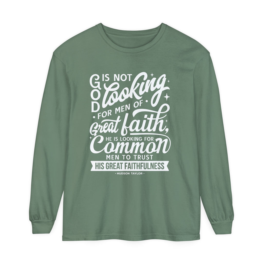 Hudson Taylor Common Men Long Sleeve Shirt Long-sleeve Light Green S