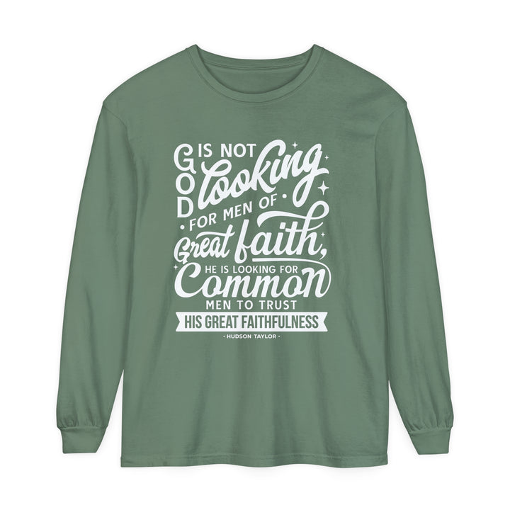 Hudson Taylor Common Men Long Sleeve Shirt Long-sleeve Light Green S