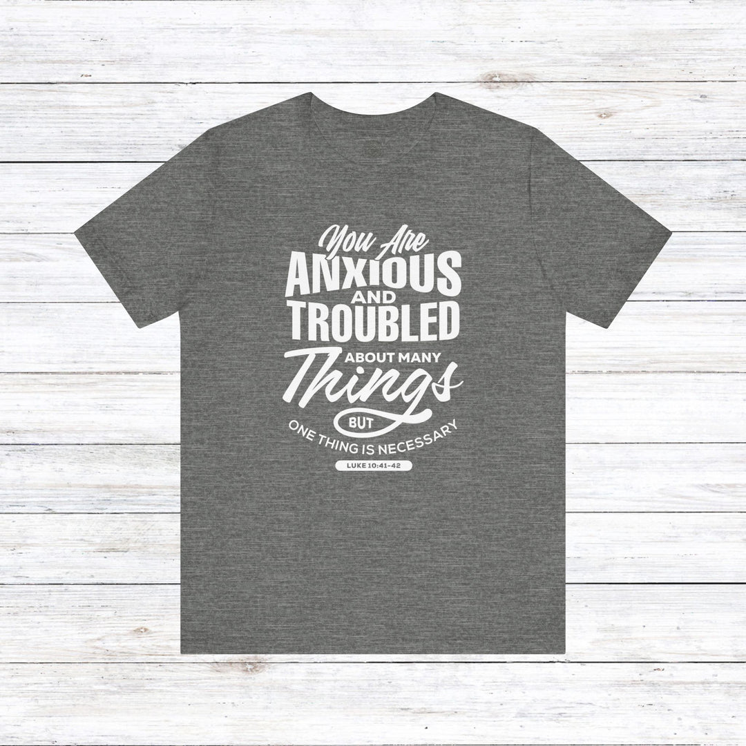 Anxious And Troubled Unisex T-Shirt T-Shirt Deep Heather S 