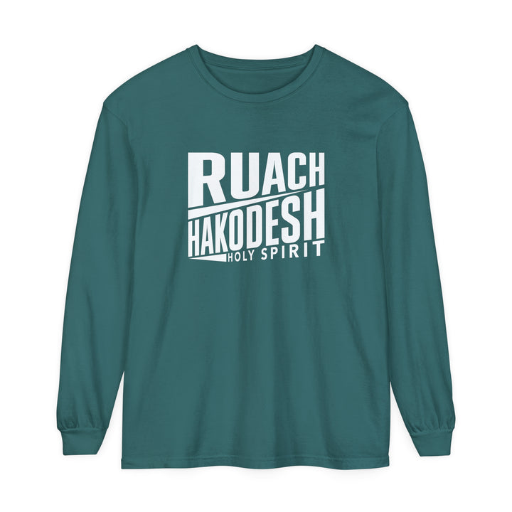 Holy Spirit Long Sleeve Shirt Long-sleeve Blue Spruce S 