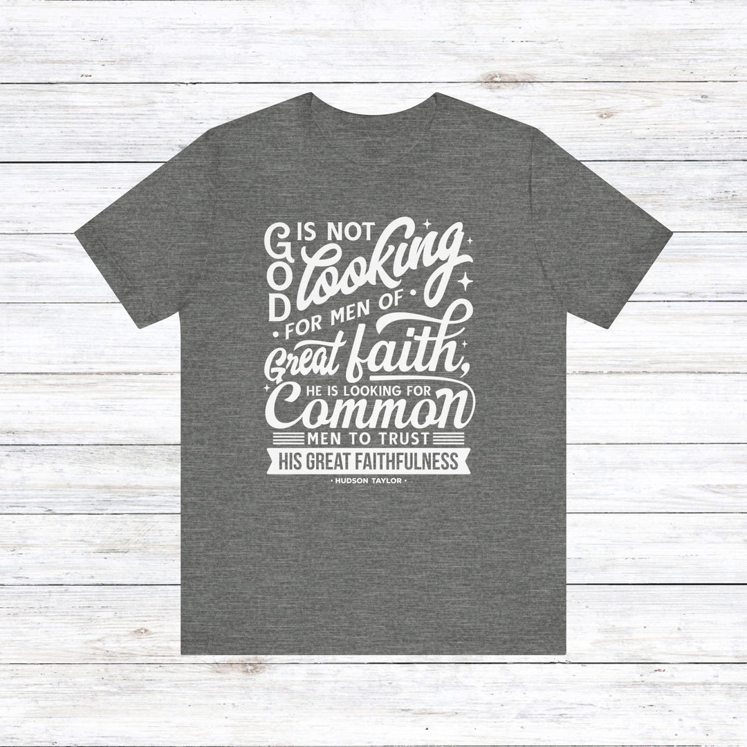 Hudson Taylor Common Men Unisex T-Shirt T-Shirt Deep Heather S