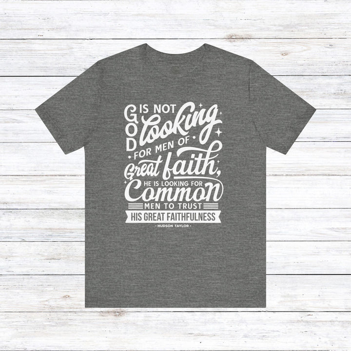 Hudson Taylor Common Men Unisex T-Shirt T-Shirt Deep Heather S
