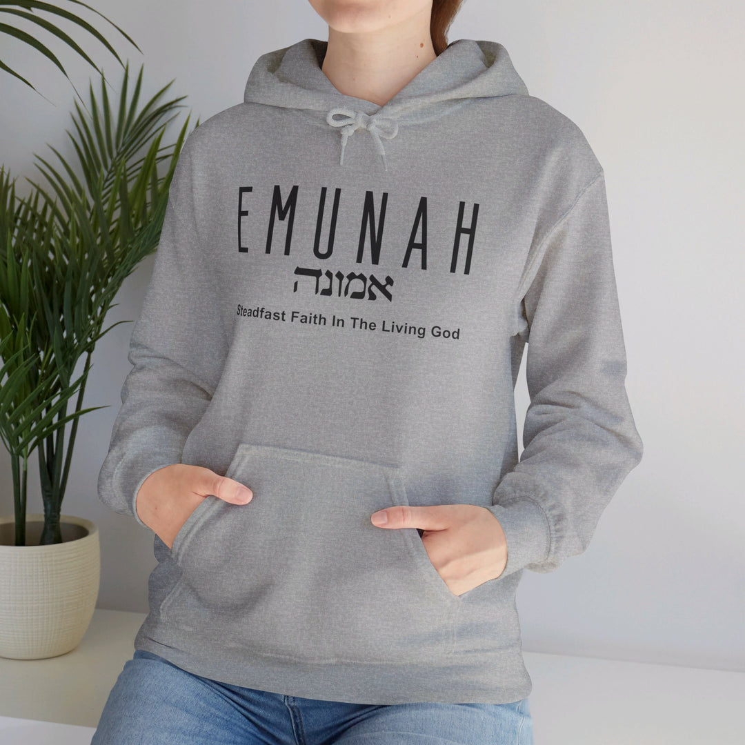 Emunah Steadfast Faith Hoodie Hoodie   