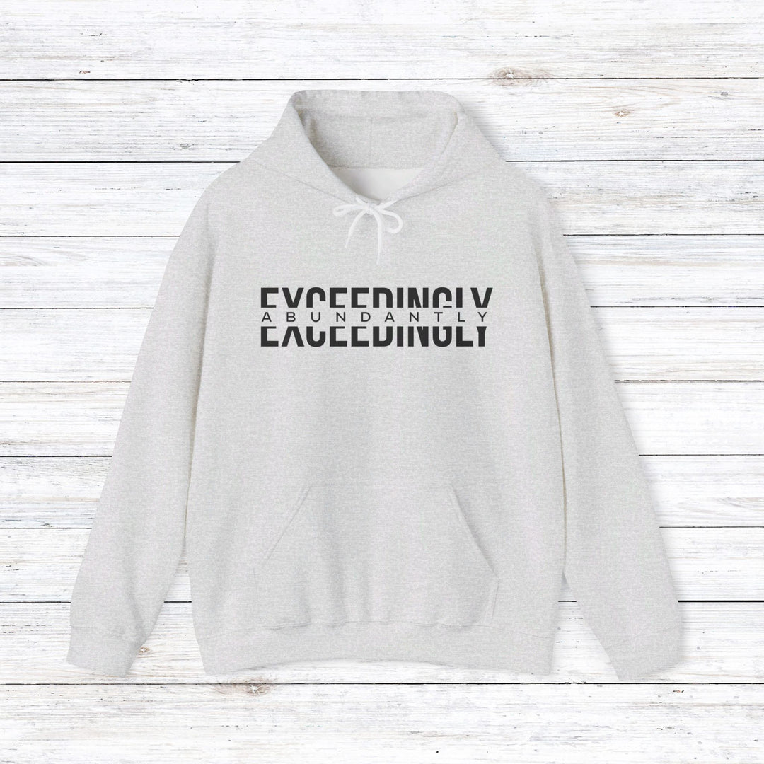 Exceedingly Abundantly Hoodie Hoodie Ash S 