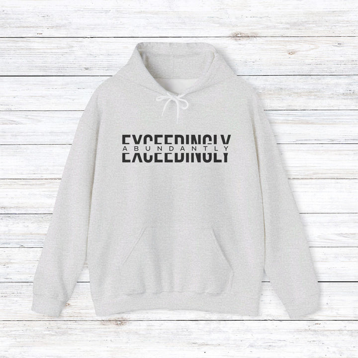 Exceedingly Abundantly Hoodie Hoodie Ash S 