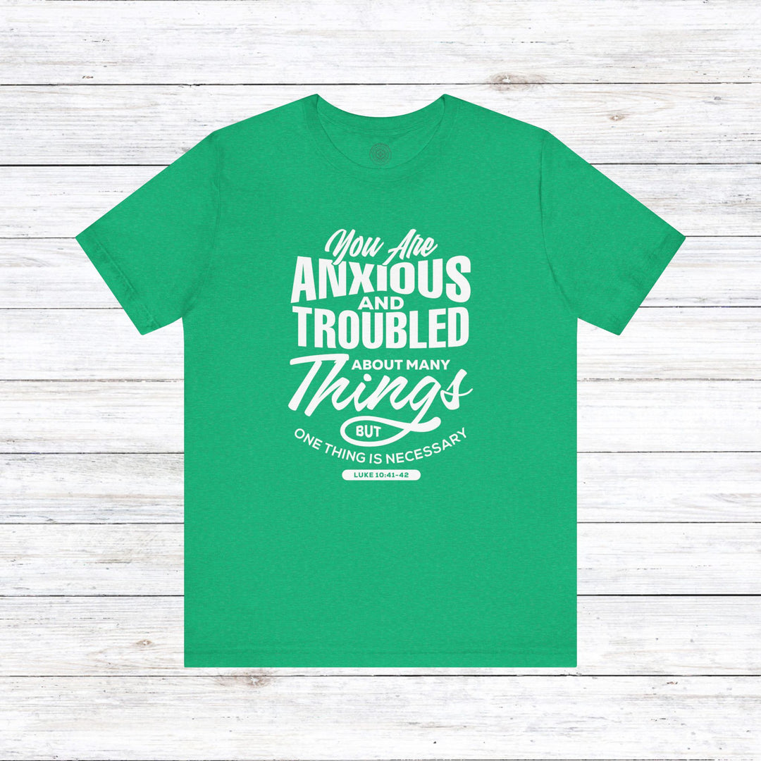 Anxious And Troubled Unisex T-Shirt T-Shirt Heather Kelly S 