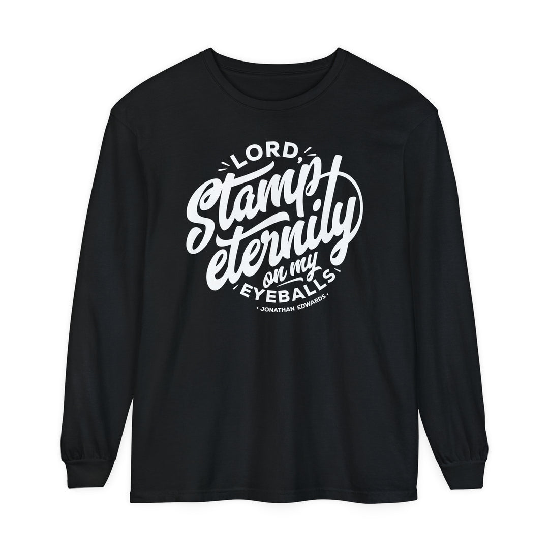 Jonathan Edwards Stamp Eternity Long Sleeve Shirt Long-sleeve Black S