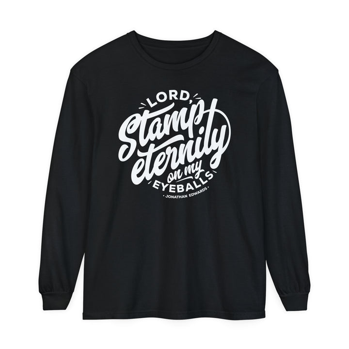 Jonathan Edwards Stamp Eternity Long Sleeve Shirt Long-sleeve Black S