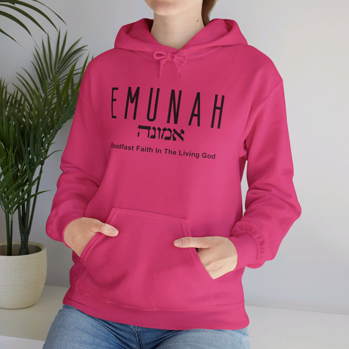 Emunah Steadfast Faith Hoodie Hoodie   