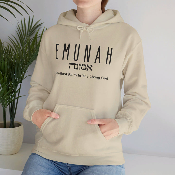 Emunah Steadfast Faith Hoodie Hoodie   