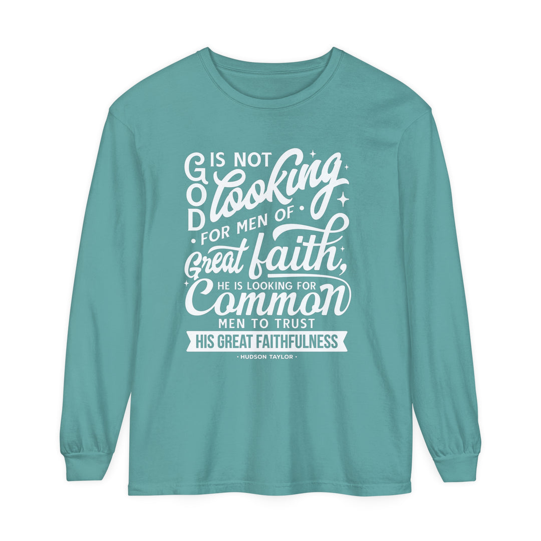 Hudson Taylor Common Men Long Sleeve Shirt Long-sleeve Seafoam S