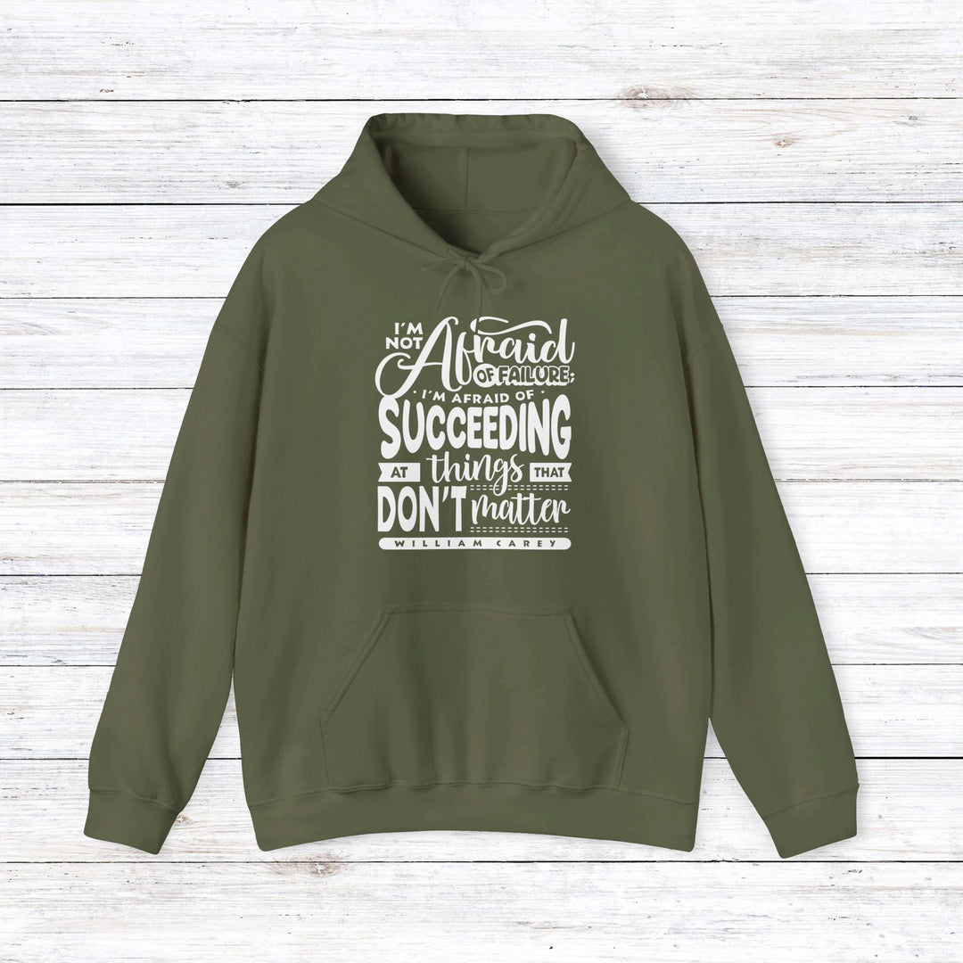 William Carey's Things That Don't Matter Hoodie Hoodie Military Green S