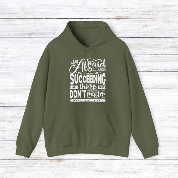 William Carey's Things That Don't Matter Hoodie Hoodie Military Green S