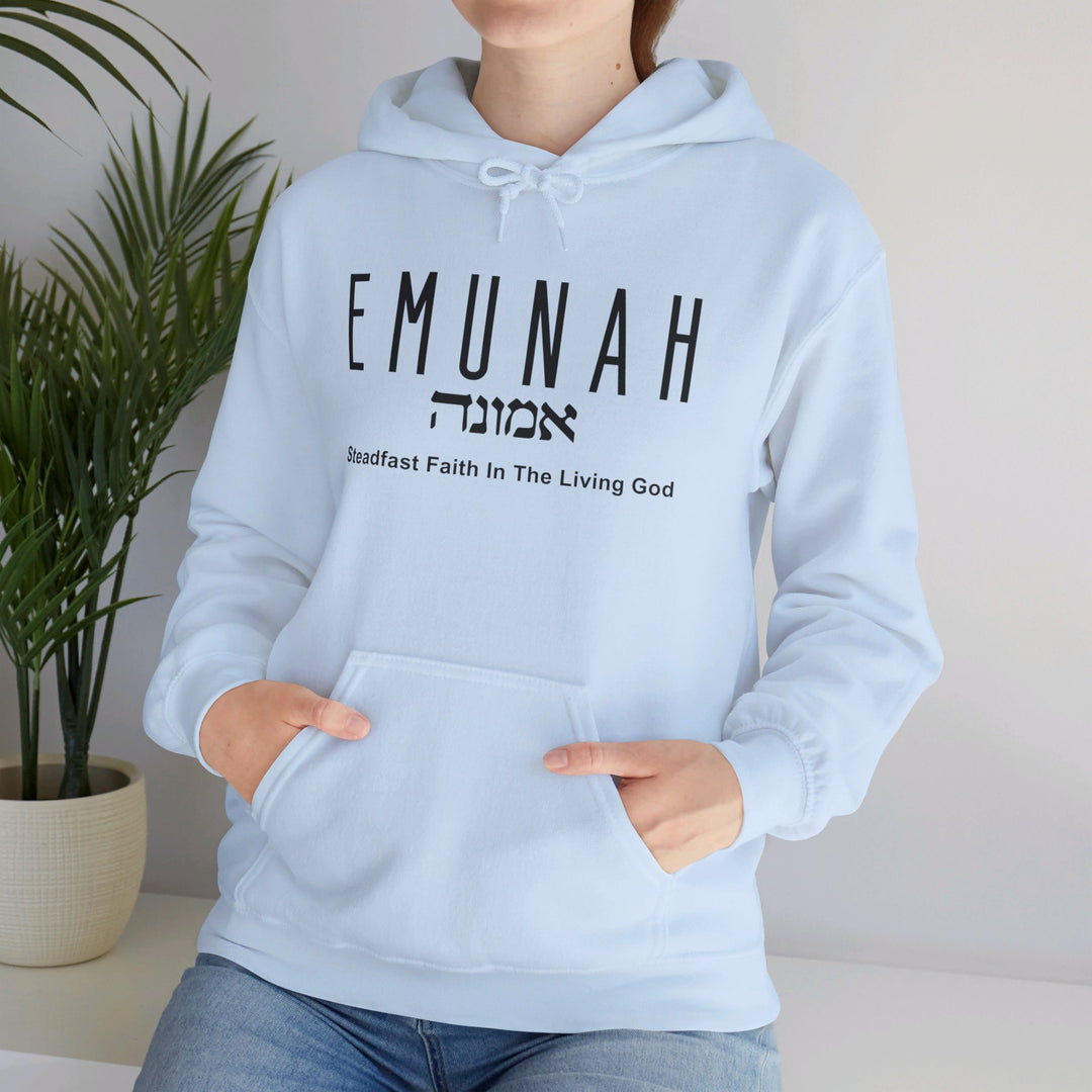 Emunah Steadfast Faith Hoodie Hoodie   