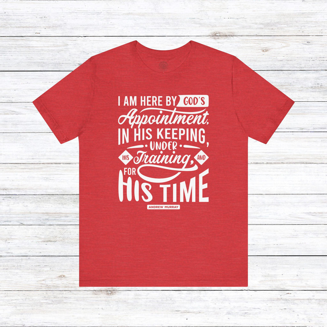 Andrew Murray's His Time Unisex T-Shirt T-Shirt Heather Red S
