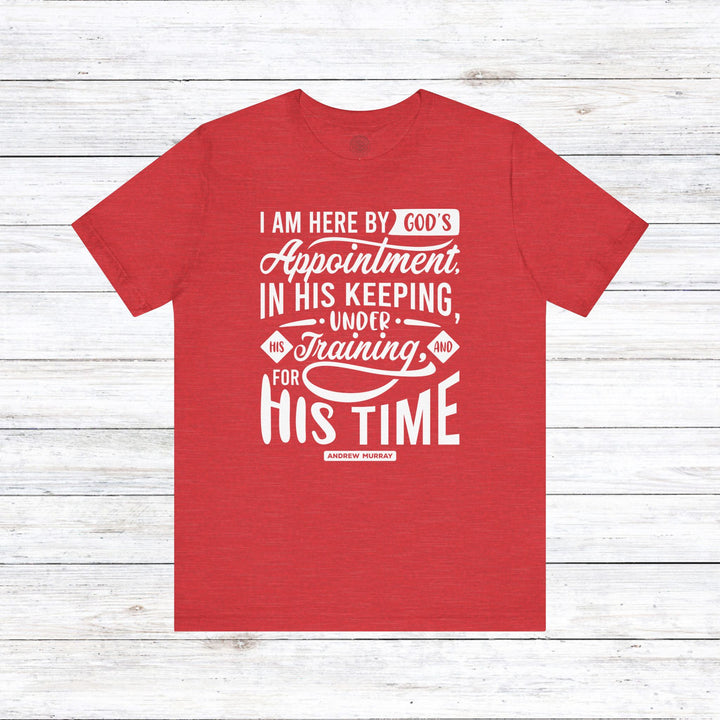Andrew Murray's His Time Unisex T-Shirt T-Shirt Heather Red S