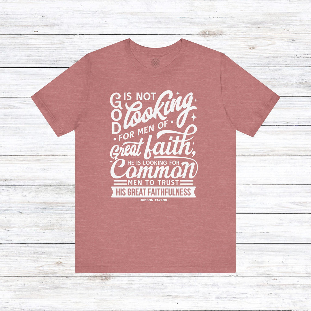 Hudson Taylor Common Men Unisex T-Shirt T-Shirt Heather Mauve S