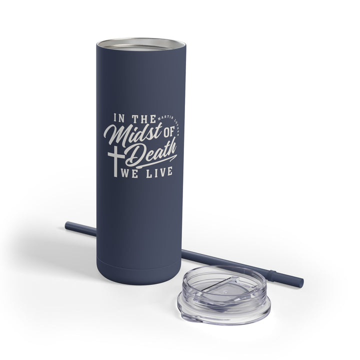Christian Tumbler Martin Luther's Midst of Death Mug