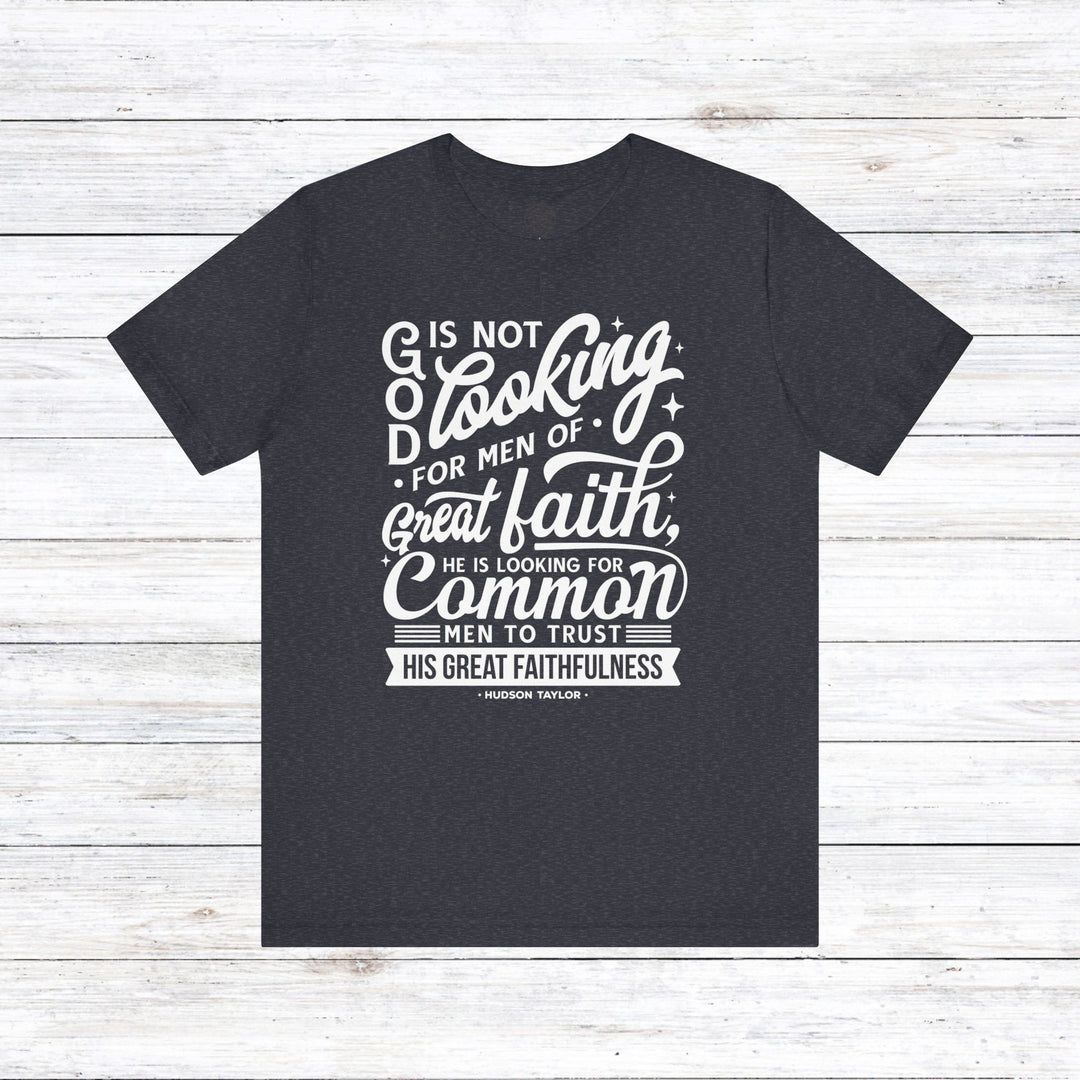 Hudson Taylor Common Men Unisex T-Shirt T-Shirt Heather Navy S