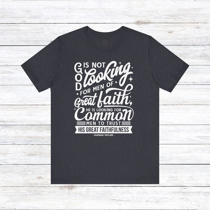 Hudson Taylor Common Men Unisex T-Shirt T-Shirt Heather Navy S