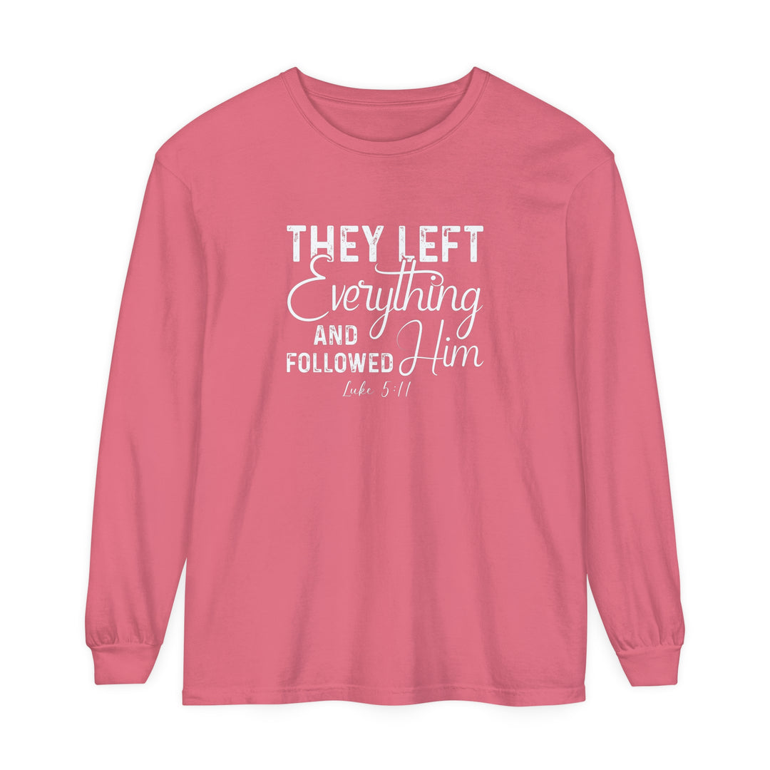 Left Everything Long Sleeve Shirt Long-sleeve Watermelon S 