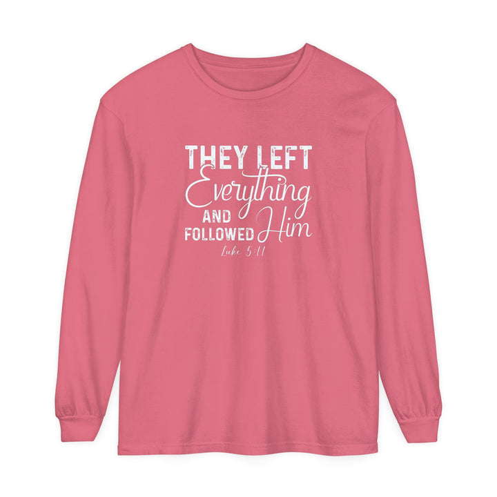 Left Everything Long Sleeve Shirt Long-sleeve Watermelon S 