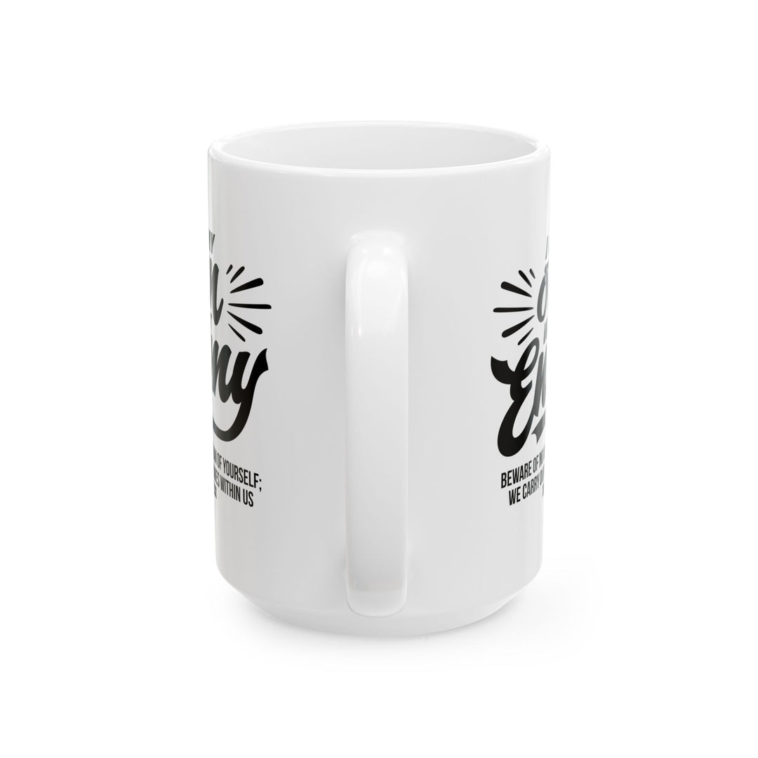 Christian Coffee Mug Charles Spurgeon's Worst Enemy Ceramic Mug