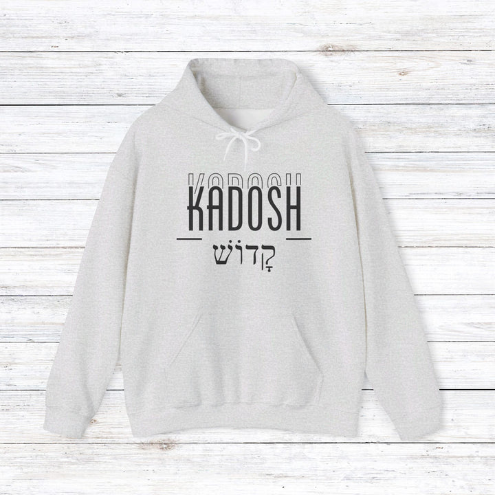 Kadosh Hebrew Script Hoodie Hoodie Ash S 