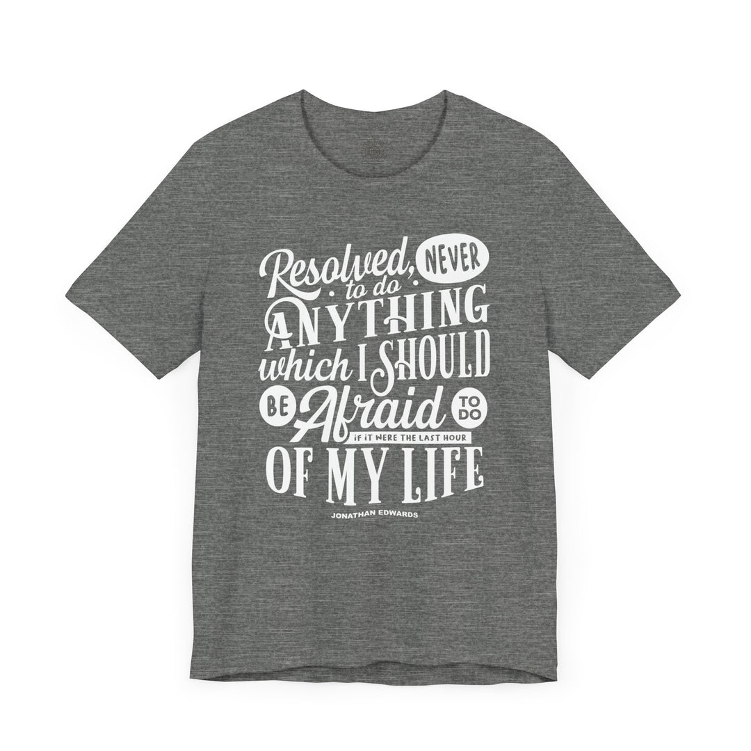 Last Hour Jonathan Edwards Unisex T-Shirt T-Shirt