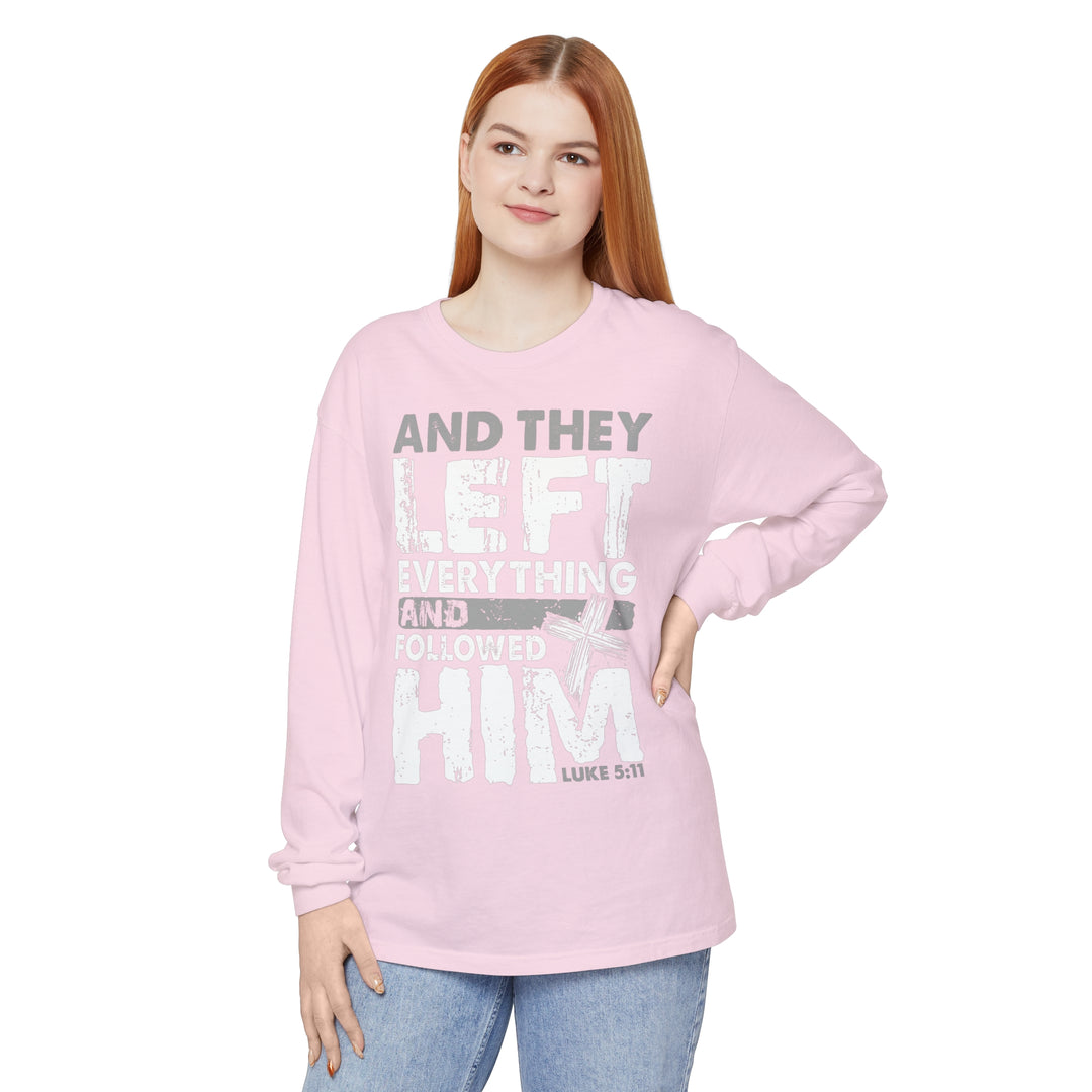 Left Everything Long Sleeve Shirt Long-sleeve   