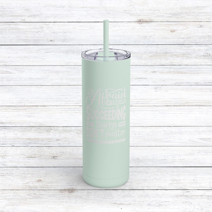Christian Tumbler William Carey's Things That Don't Matter Mug Seaglass 20oz Matte