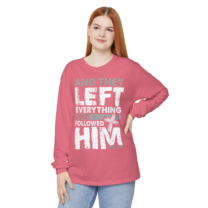 Left Everything Long Sleeve Shirt Long-sleeve   