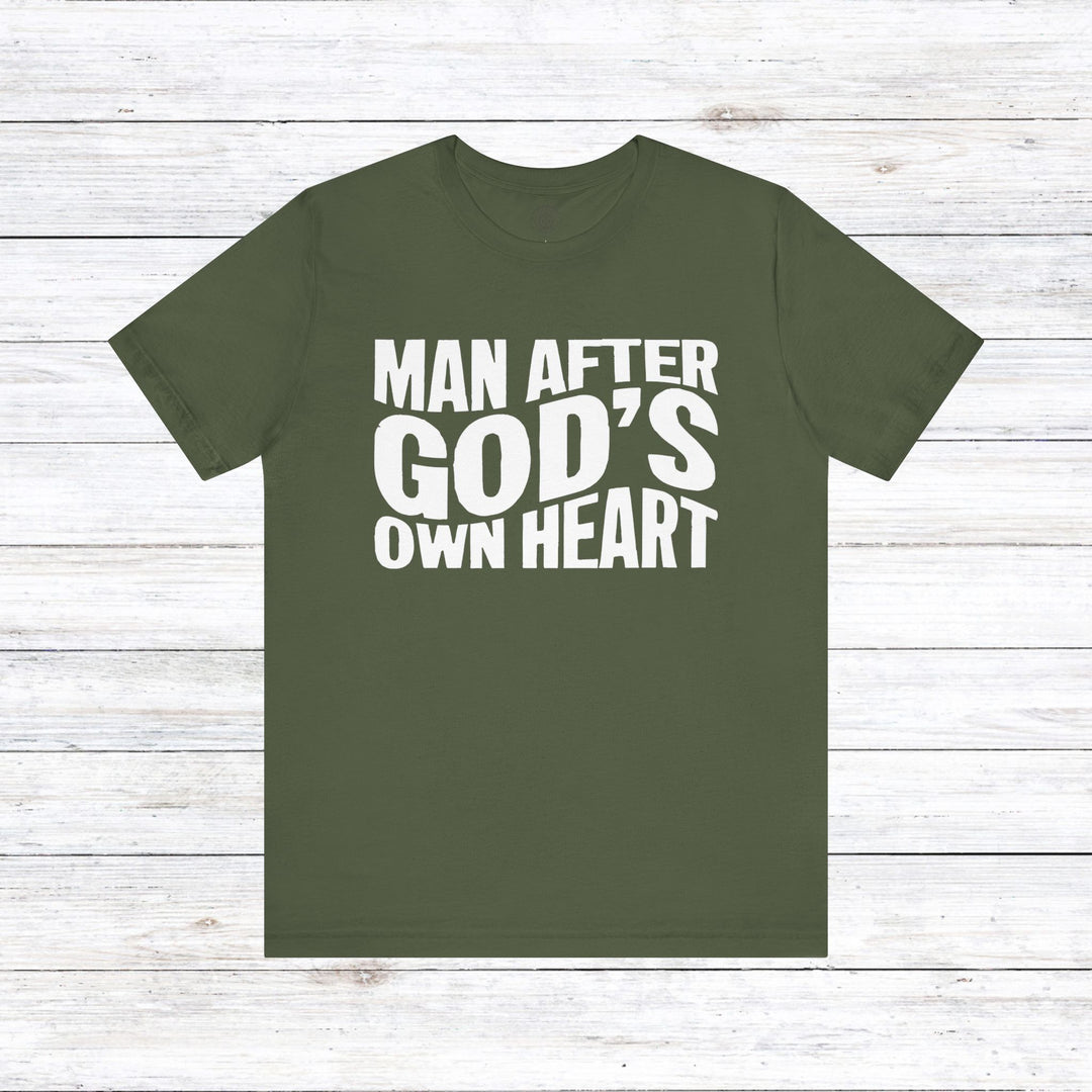 Man After God Unisex T-Shirt T-Shirt Military Green S 