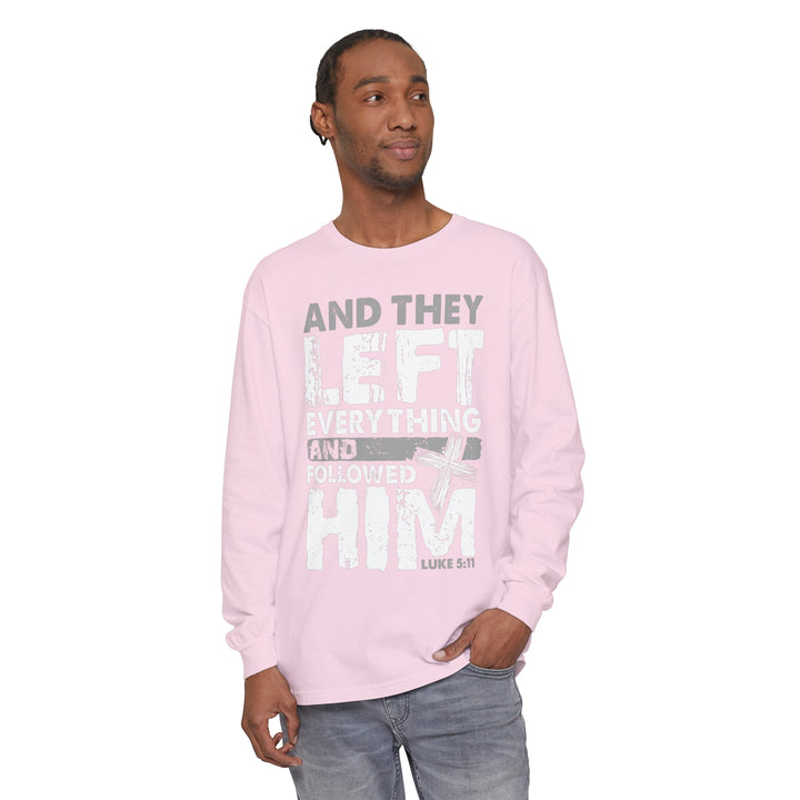 Left Everything Long Sleeve Shirt Long-sleeve   