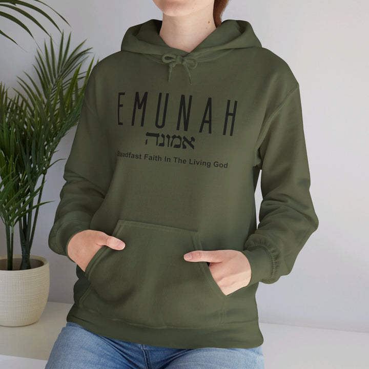 Emunah Steadfast Faith Hoodie Hoodie   