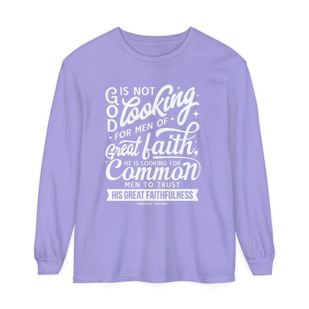 Hudson Taylor Common Men Long Sleeve Shirt Long-sleeve Violet S