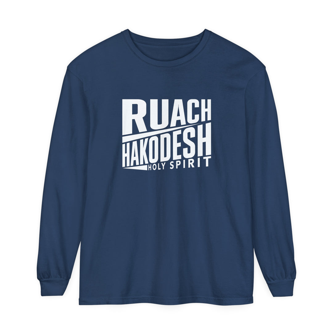 Holy Spirit Long Sleeve Shirt Long-sleeve Midnight S 
