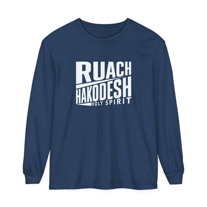 Holy Spirit Long Sleeve Shirt Long-sleeve Midnight S 