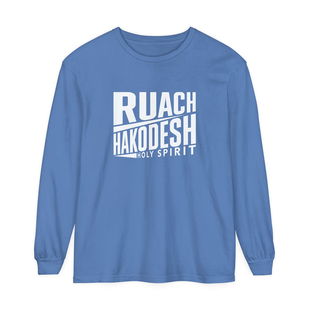 Holy Spirit Long Sleeve Shirt Long-sleeve Flo Blue S 