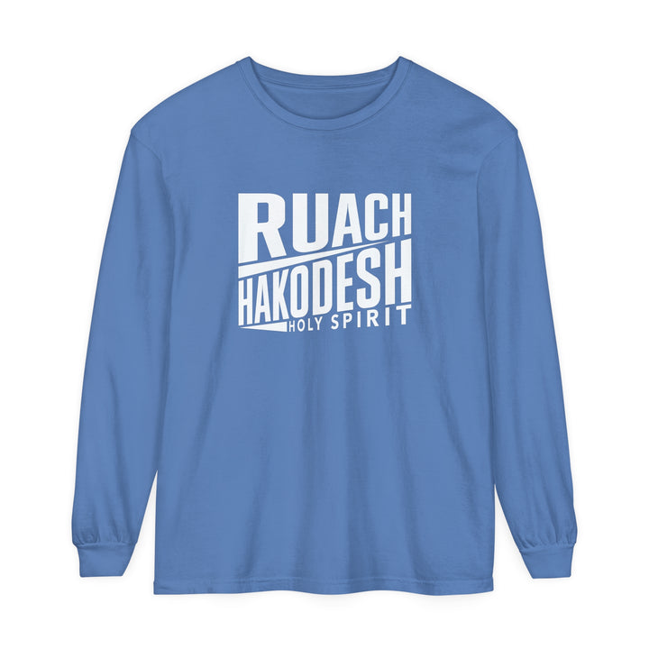 Holy Spirit Long Sleeve Shirt Long-sleeve Flo Blue S 