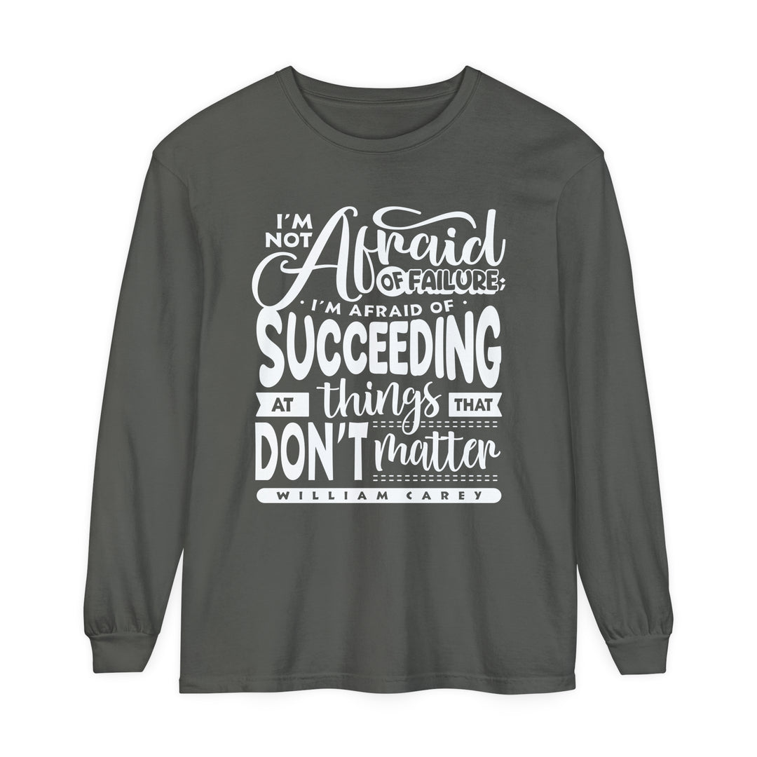 William Carey's Things That Don't Matter Long Sleeve Shirt Long-sleeve Pepper S