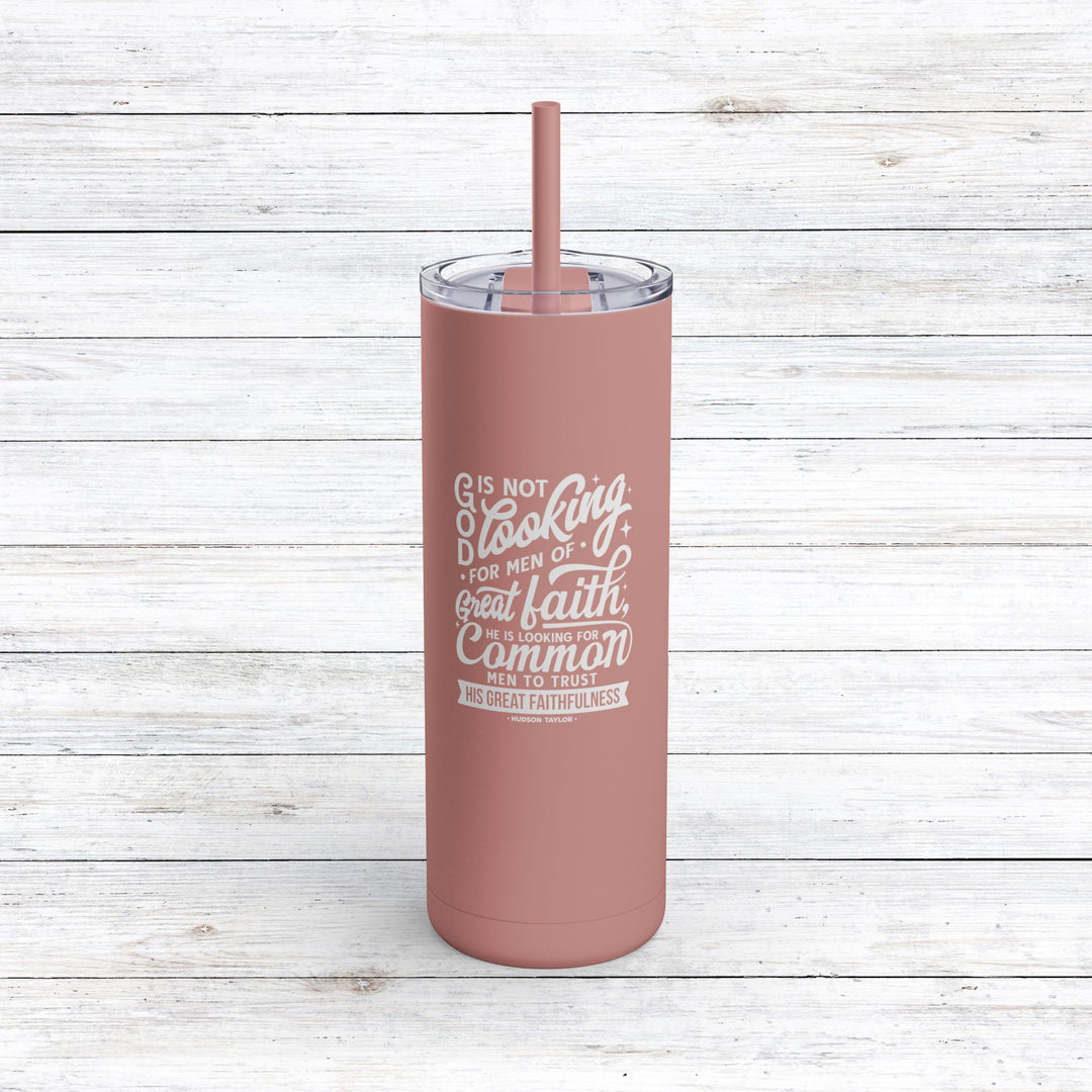 Christian Tumbler Hudson Taylor Common Men Mug Dusty Rose 20oz Matte