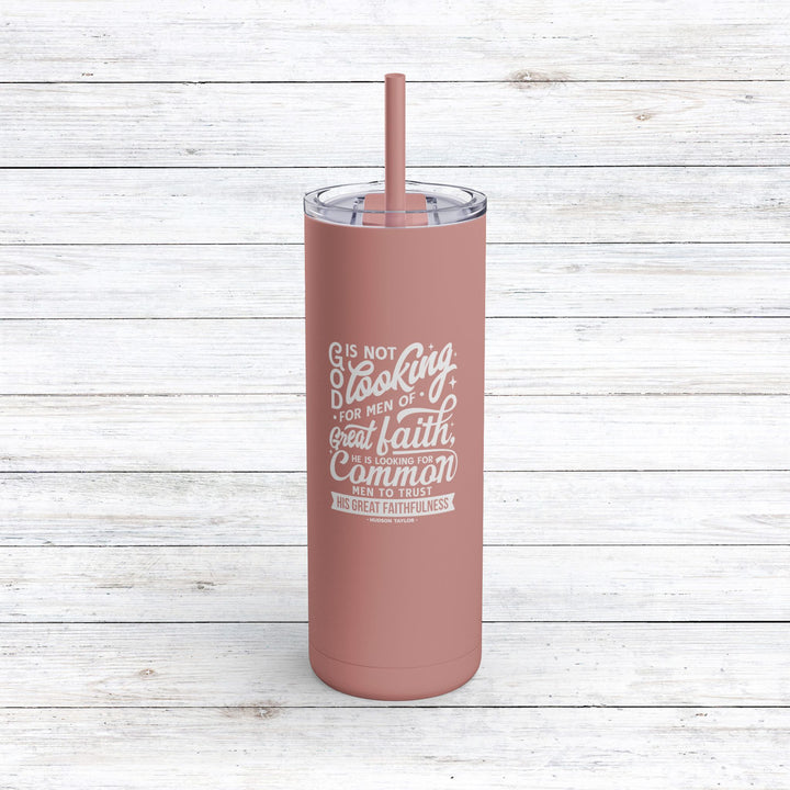 Christian Tumbler Hudson Taylor Common Men Mug Dusty Rose 20oz Matte