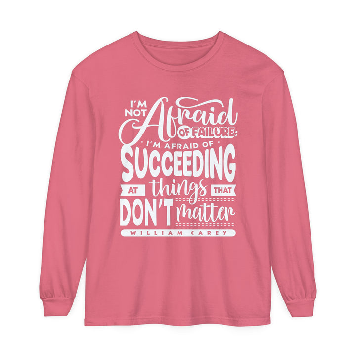 William Carey's Things That Don't Matter Long Sleeve Shirt Long-sleeve Watermelon S