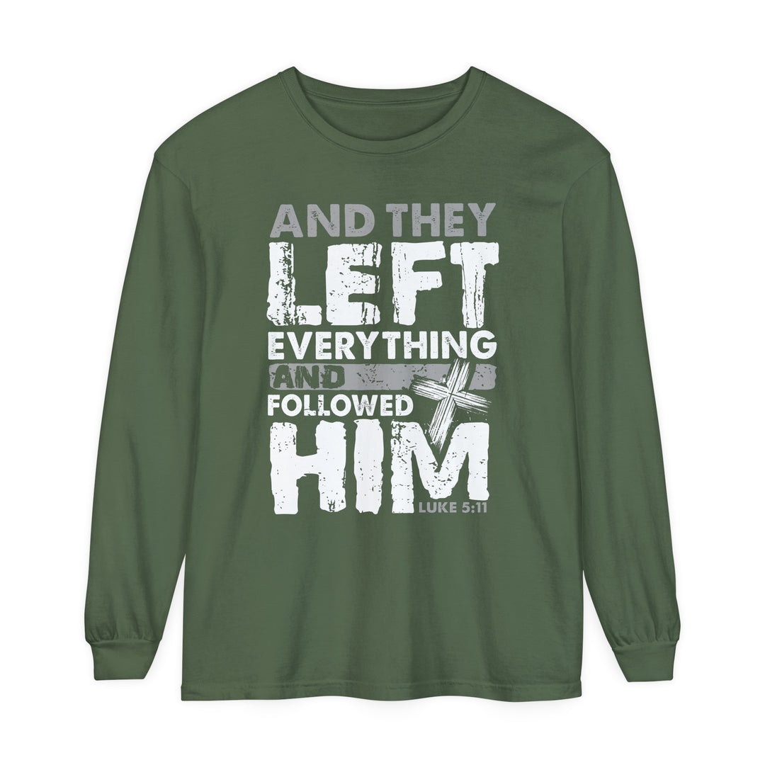 Left Everything Long Sleeve Shirt Long-sleeve Hemp S 